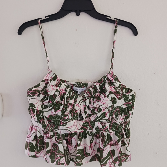 Parker Floral‎ Peplum Cami Top - Picture 7 of 7